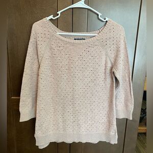 American Eagle Outfitters tan Crew Neck Sweater Medium